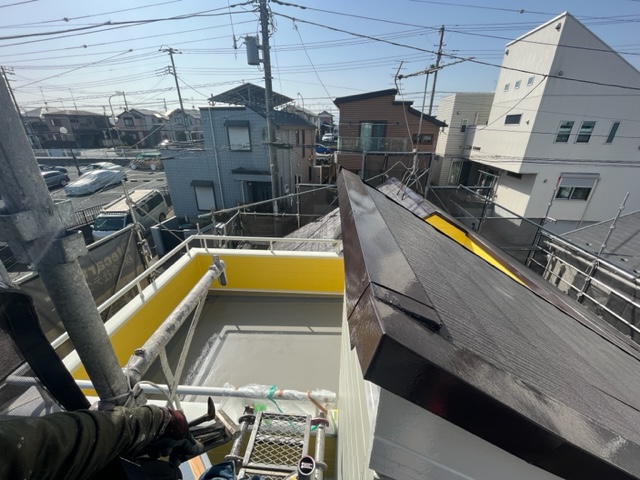 横浜市　旭区　屋根・外壁塗装　一部サイディング張替え工事