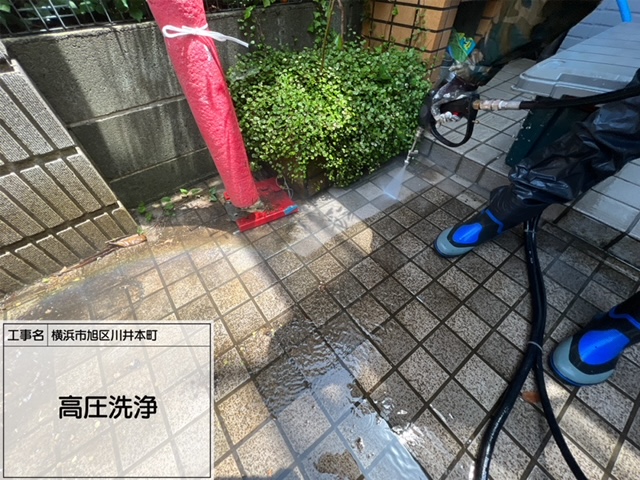 横浜市　旭区　川井本町　屋根外壁塗装工事①