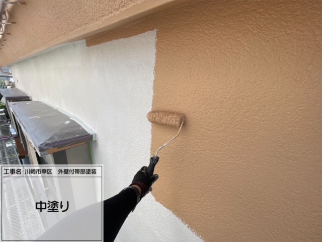 川崎市幸区　外壁付帯部塗装