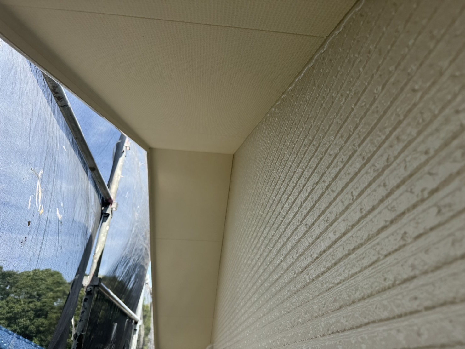 横浜市緑区｜スーパーセランフレックスJPN-02仕上がり確認！完了検査で最終チェック（外壁塗装工事）