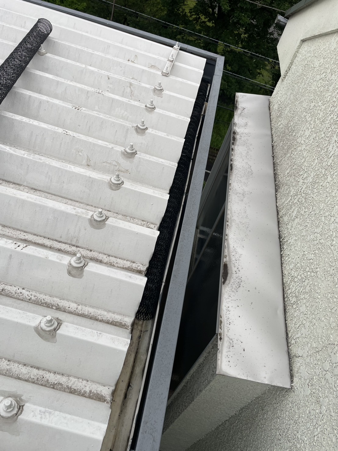 山下レポート【横浜市緑区十日市場町｜雨樋清掃と枯葉よけネット設置で詰まり対策｜OB様邸点検】