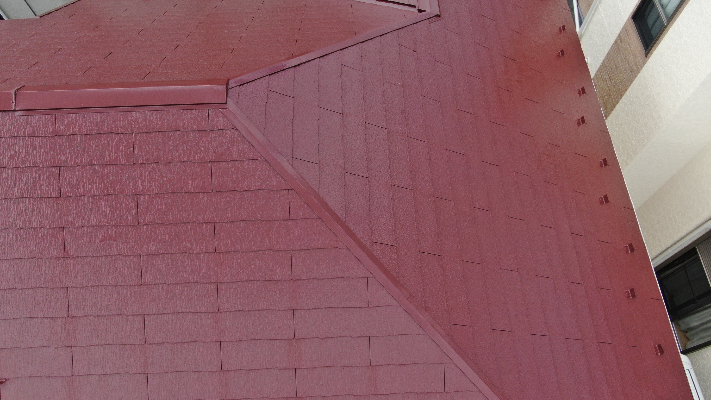 横浜市旭区｜外壁はRSゴールドF・屋根は快適サーモF・付帯部はセミフロンマイルド仕上げ｜外壁塗装点検レポート