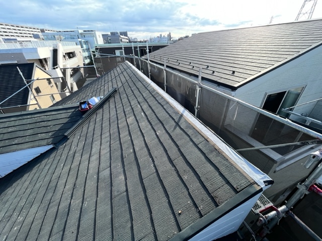 川崎市　中原区　屋根塗装・棟板金交換
