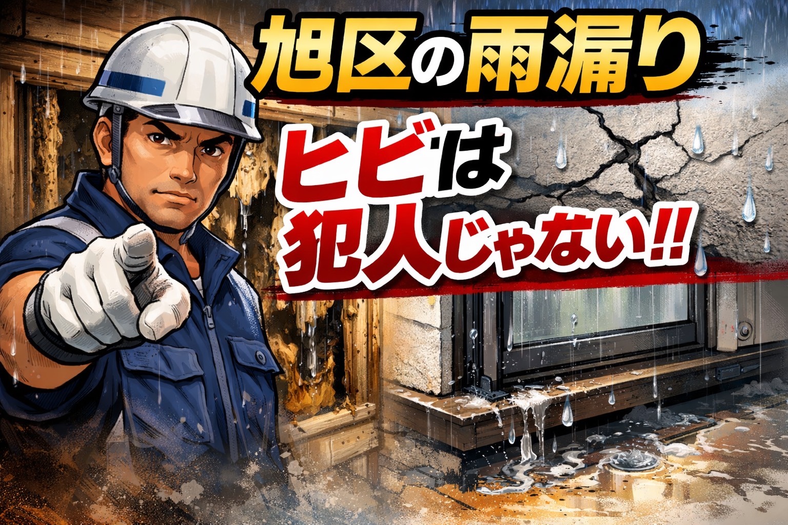 横浜市旭区｜その外壁クラック、本当に原因ですか？冊子の構造不良だった雨漏り事例🪟☔️