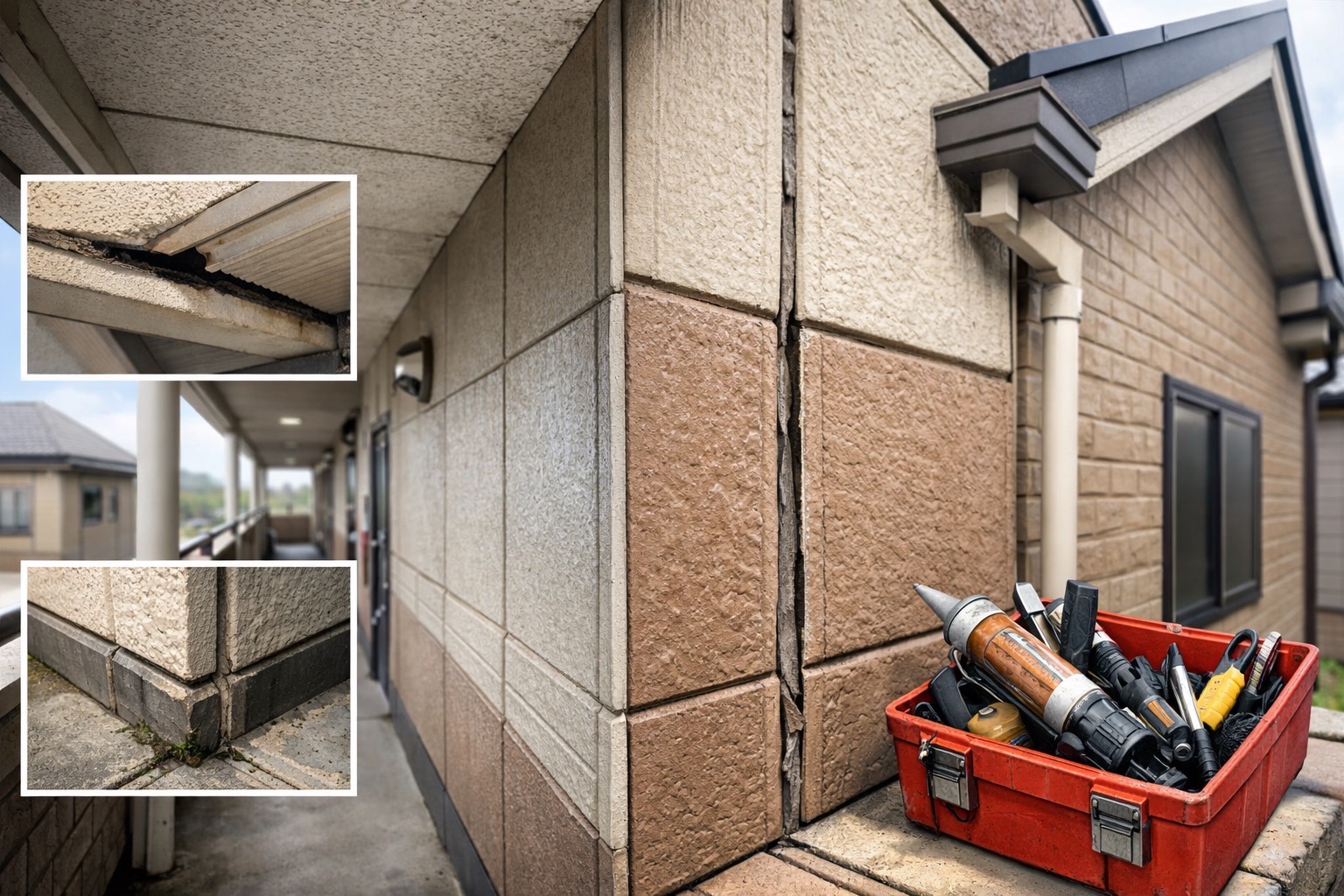 横浜市旭区でサイディング外壁の雨漏りにお困りの方へ。塗装の前に“目地と取り合い”を見た方がいい理由✍️