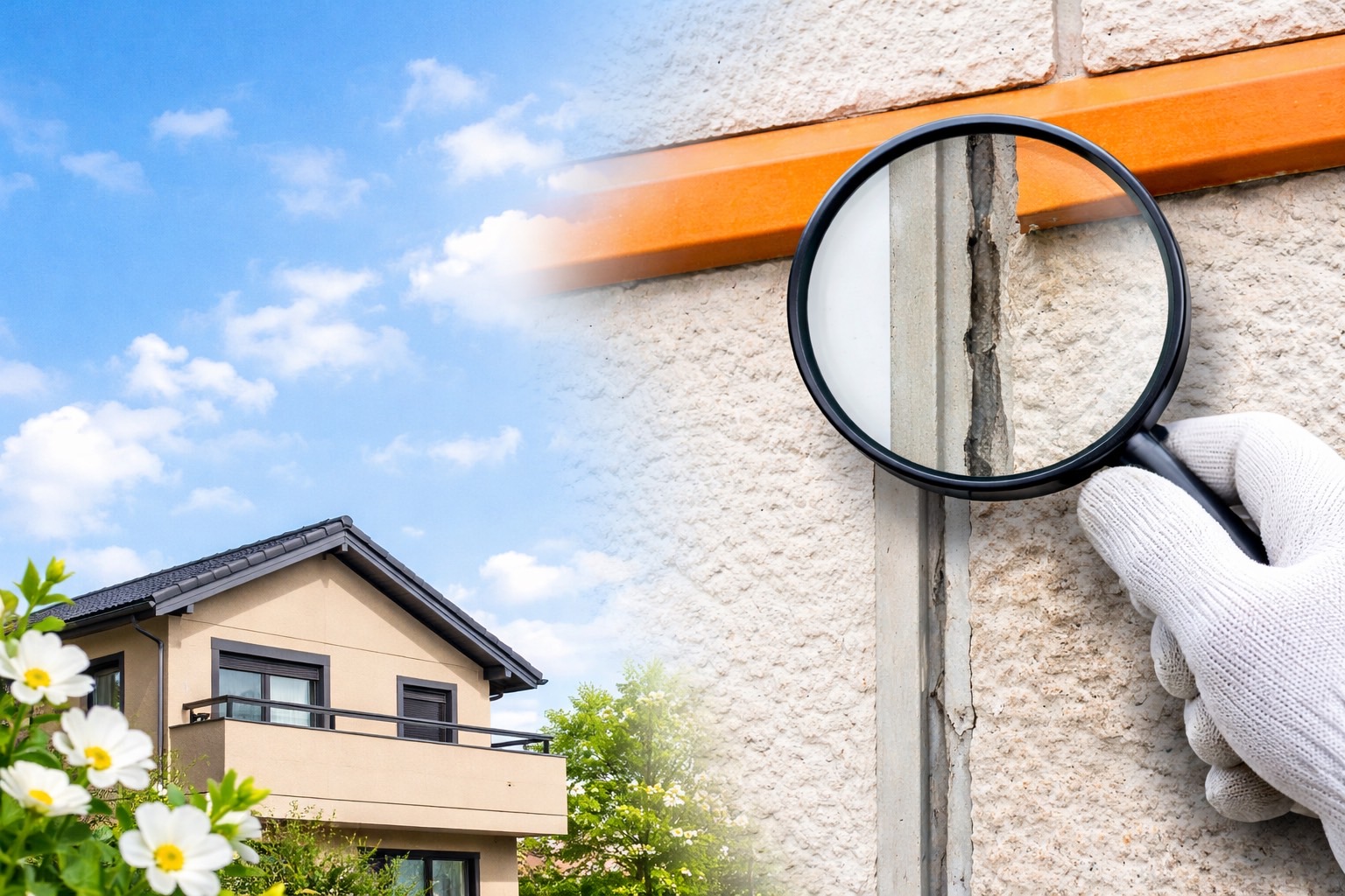 横浜市旭区｜「30年持つ」と聞いた家でも油断しない。春の点検で見える防水と外壁のズレ🐮
