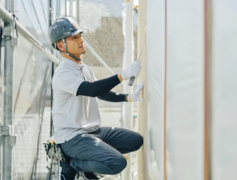 【横浜市南区】外壁塗装・屋根塗装施工事例｜SKプレミアム無機で高耐久仕上げ！コンクリート調を取り入れた個性的な外観へ