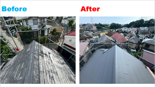 【横浜市泉区】外壁塗装・屋根カバー工法施工事例｜スーパーセランフレックス×スーパーガルテクトで住まいをリフレッシュ！