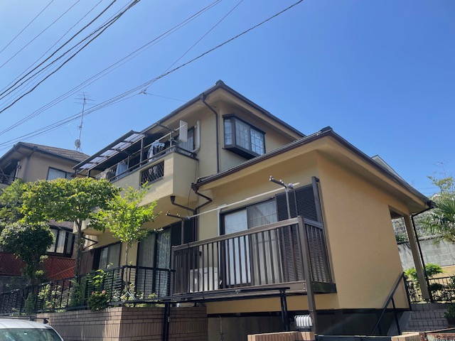 神奈川県川崎市麻生区　屋根カバー工法・外壁塗装